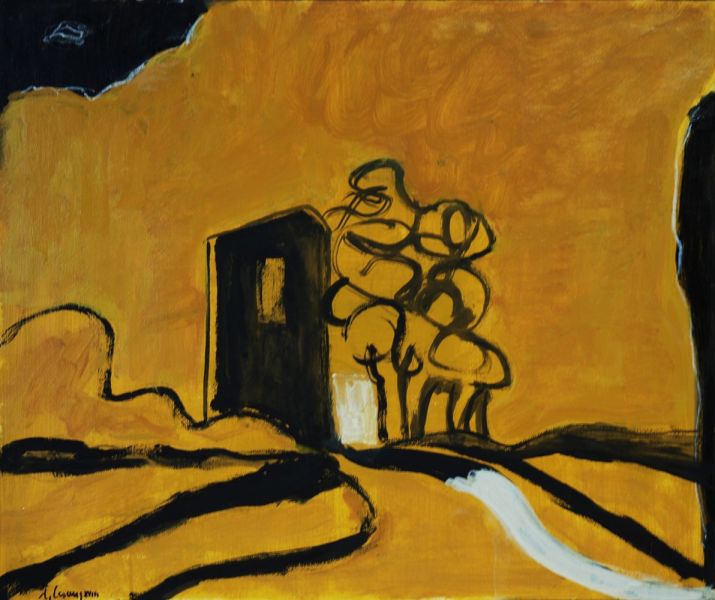Metamorfosi-di-un-paesaggio---2018---tecnica-mista---cm-50x60