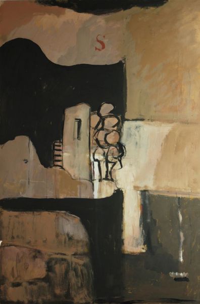 Metamorfosi-di-un-paesaggio---2019---tecnica-mista-su-legno---cm-100x70